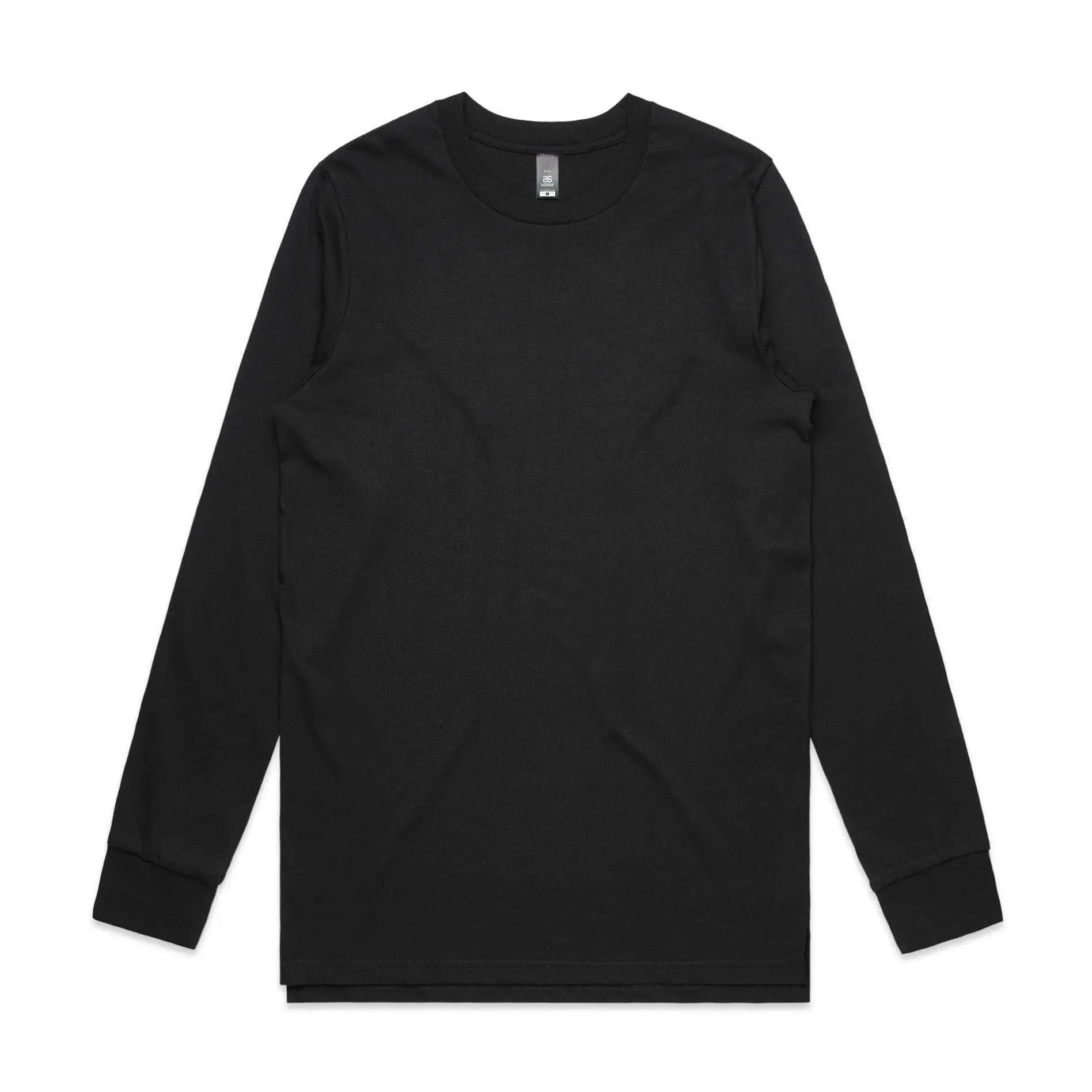 As Colour Men's base L/S tee 5029 Casual Wear As Colour BLACK SML